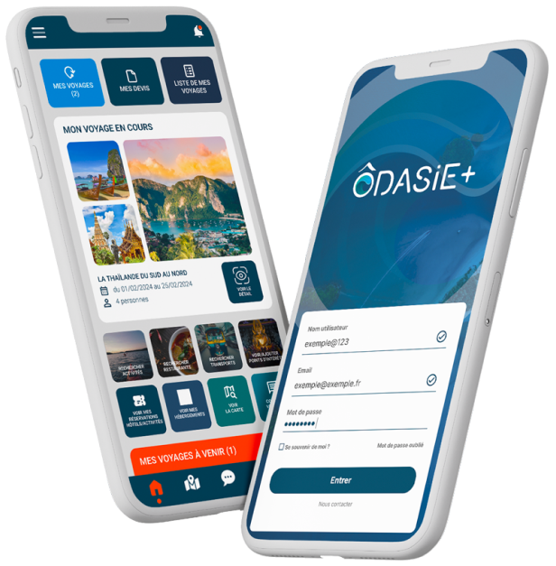application odasie+ pour smartphone